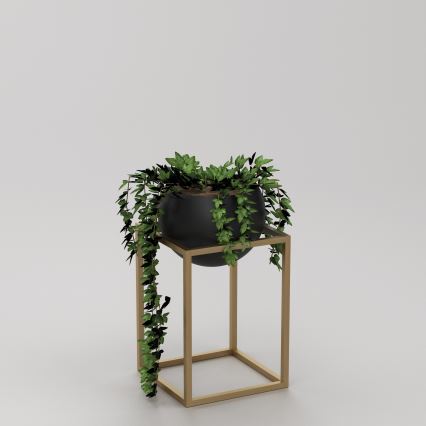 Metallisk blomsterpotte 51,3x29 cm i guld