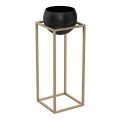 Metalblomsterramme 81,3x29 cm i guld
