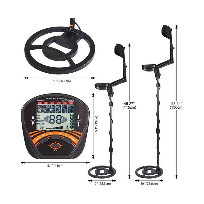 Metaldetektor 18V 2x6LR61