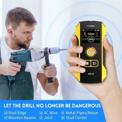 Metaldetektor, spændings- og inhomogenitetsdetektor, 300 mAh, 5 V