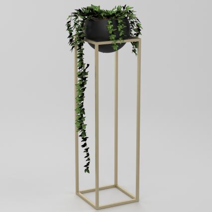 Metallisk blomsterpotte 111,3x29 cm guld