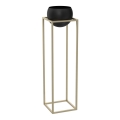 Metallisk blomsterpotte 111,3x29 cm guld