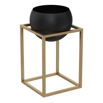 Metallisk blomsterpotte 51,3x29 cm i guld