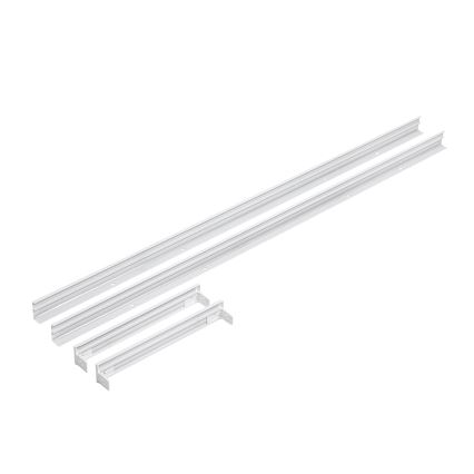 Metalramme til installation af LED-paneler 1200x300 mm hvid