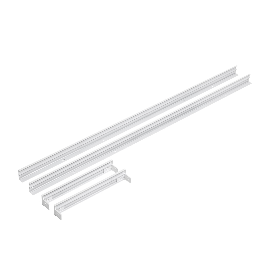 Metalramme til installation af LED-paneler 1200x300 mm hvid