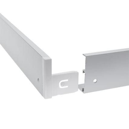 Metalramme til installation af LED-paneler 1200x300 mm hvid