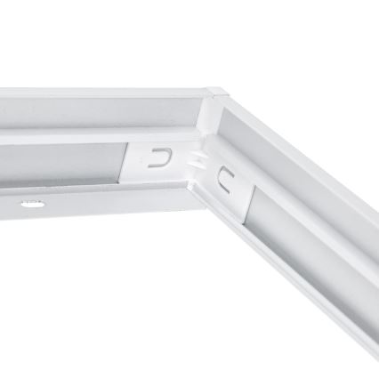 Metalramme til installation af LED-paneler 1200x300 mm hvid