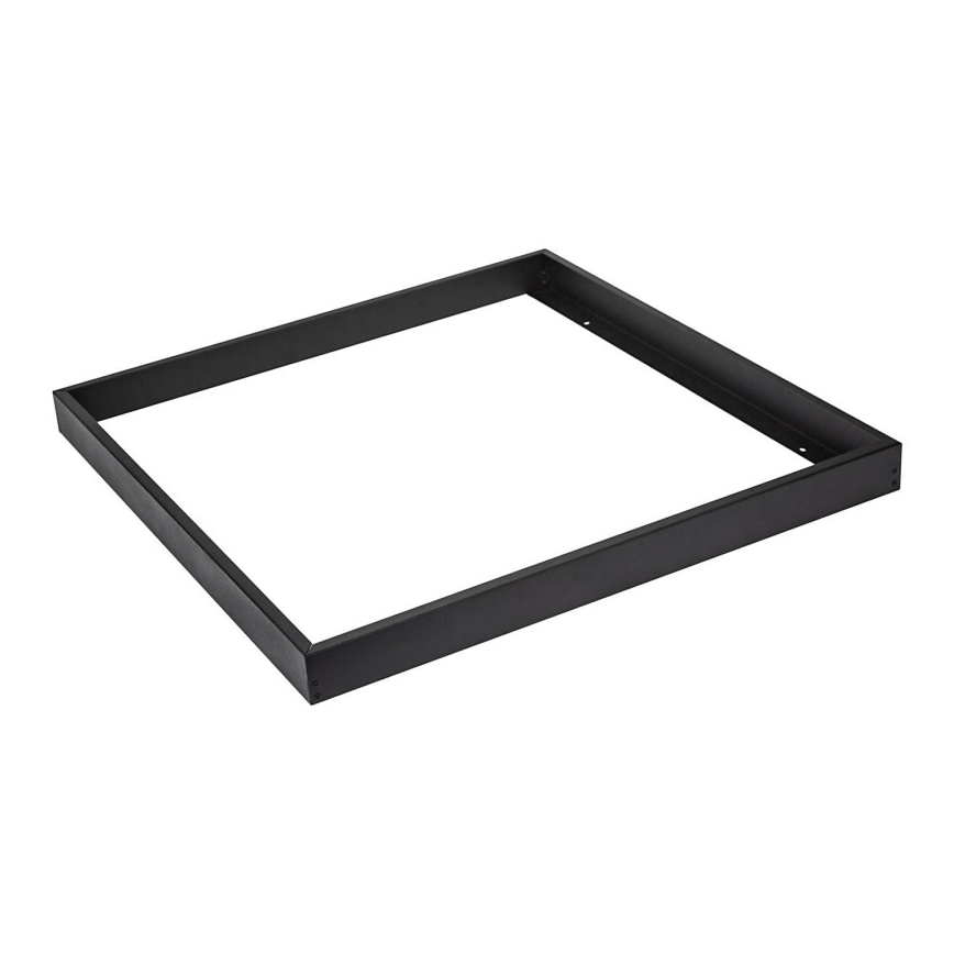 Metalramme til installation af LED-paneler 600x600 mm sort