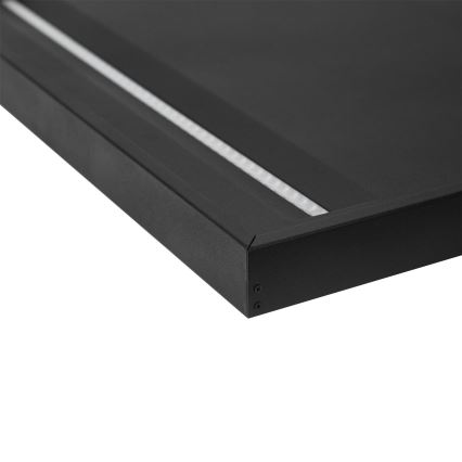 Metalramme til installation af LED-paneler 600x600 mm sort