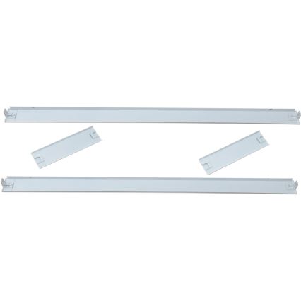 Metalramme til montering af STELLA LED-paneler 120x30 cm, hvid