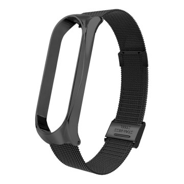 Metalrem til Xiaomi Mi ur 5/6 sort