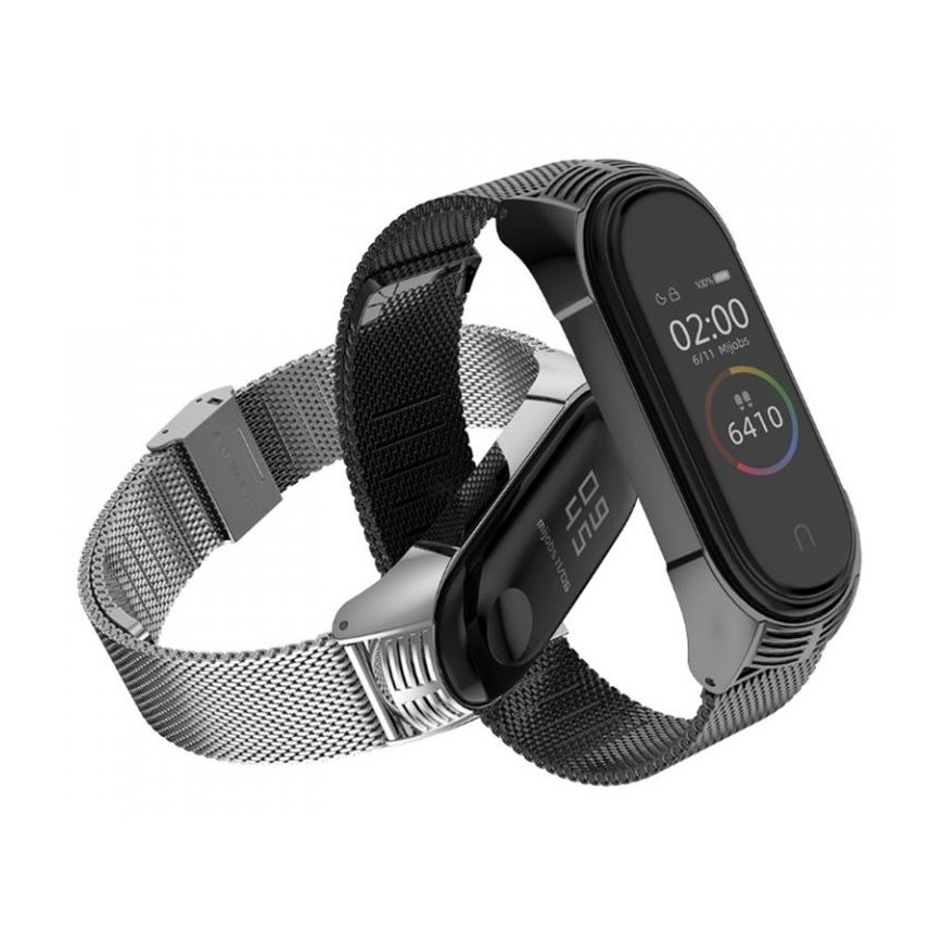 Metalrem til Xiaomi Mi ur 5/6 sort