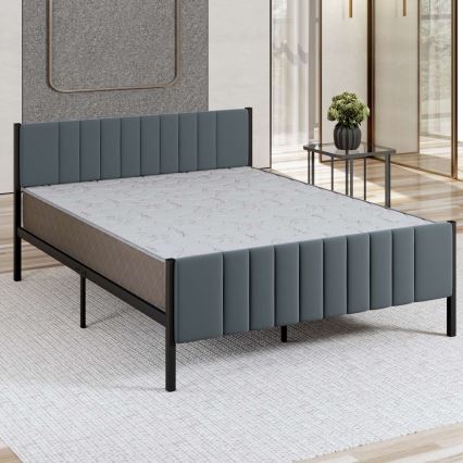 Metalseng LUNOR 120x200 cm, antracit, maks. belastning 120 kg