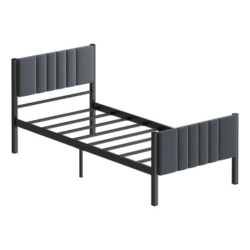 Metalseng LUNOR 90x200 cm, antracit, maks. belastning 120 kg