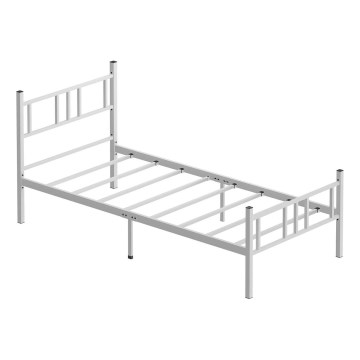 Metalseng PIRON 90x200 cm, hvid, bæreevne 120 kg