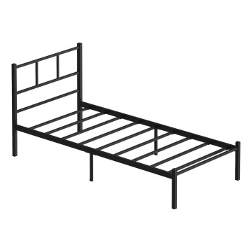 Metalseng ROVAN 90 x 200 cm, sort, maks. belastning 120 kg