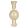 Metalvase 60x25 cm beige