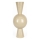 Metalvase 60x25 cm beige