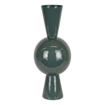 Metalvase 60x25 cm grøn