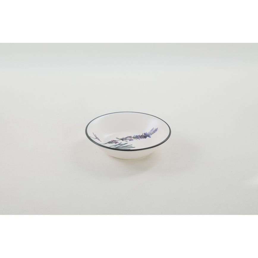 Middagsservice, 24 dele, flerfarvet i stentøj