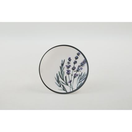 Middagsservice, 24 dele, flerfarvet i stentøj