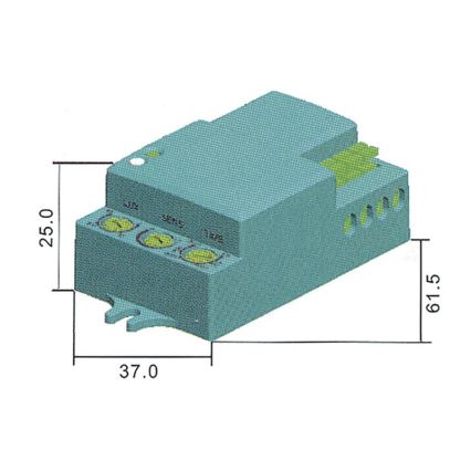 Mikrobølgeovn bevægelsessensor MW B 360 ° 1200W / 230V hvid