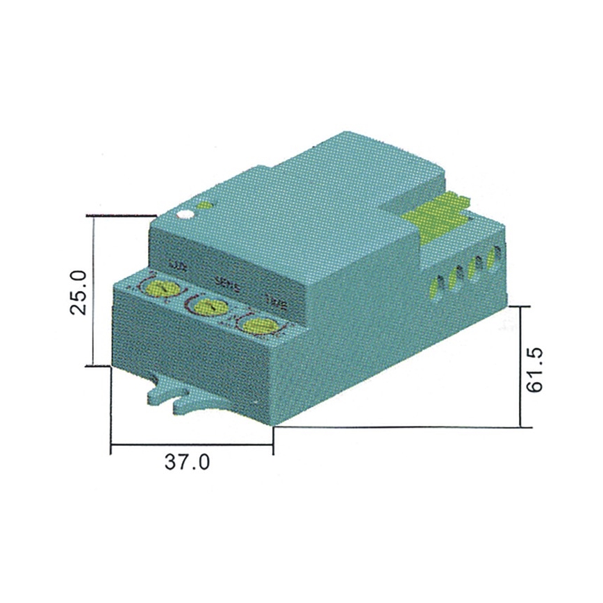 Mikrobølgeovn bevægelsessensor MW B 360 ° 1200W / 230V hvid