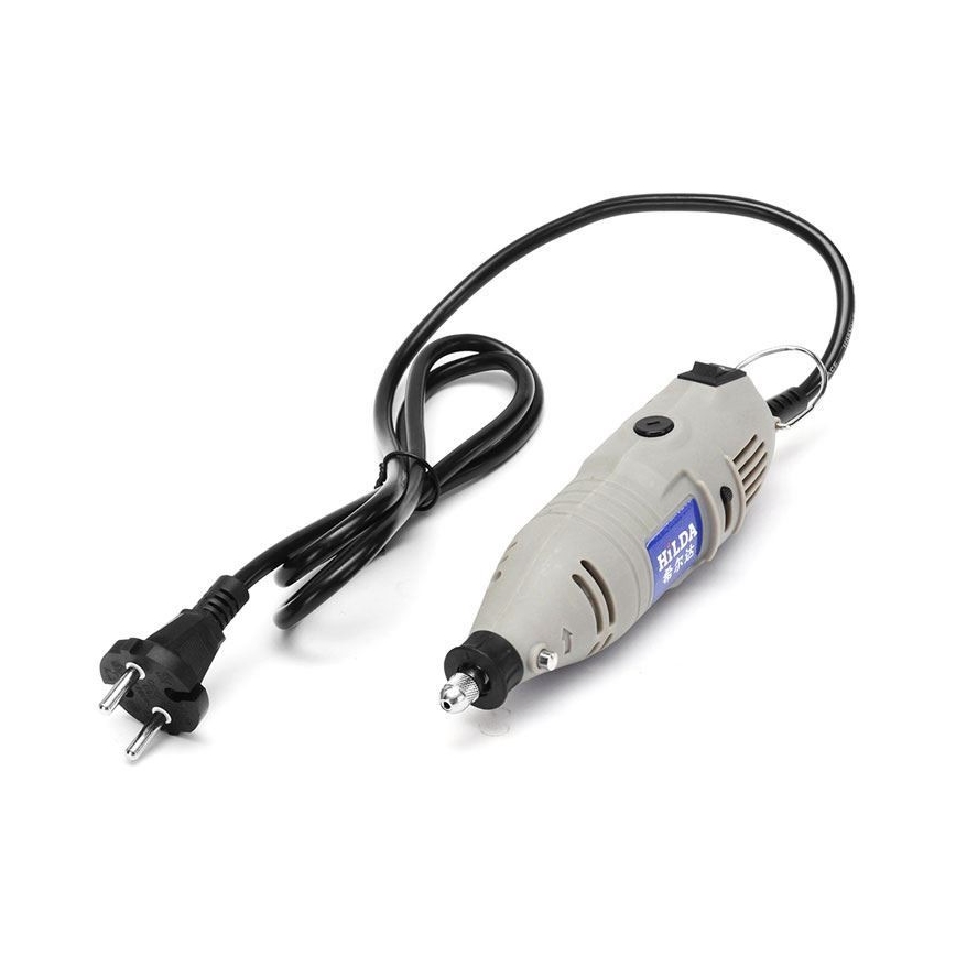 Mini-boremaskine med tilbehør 150W/230V
