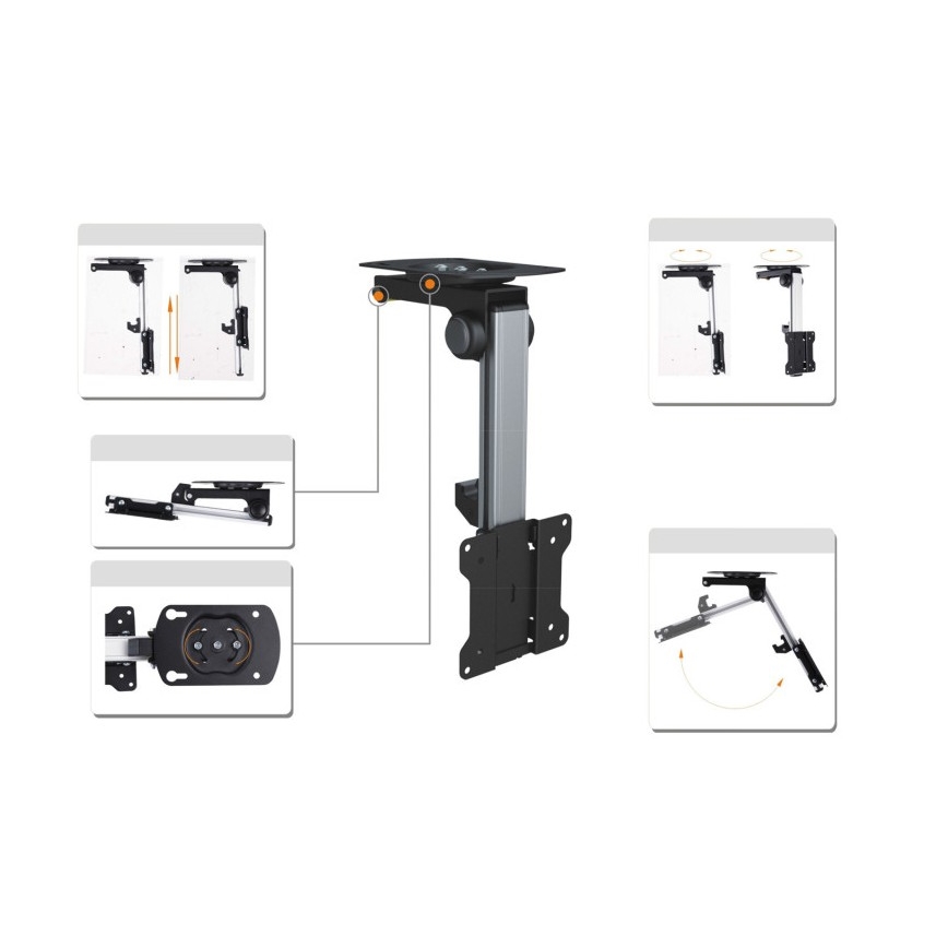 MK FLORIA MKF-17DS220 - Loftophæng til TV 46 sort
