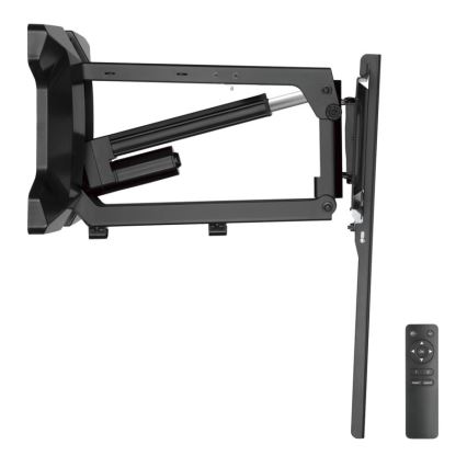 MK FLORIA MKF-21DM647 - Vægbeslag til TV med svingarm til 70 sort + fjernbetjening