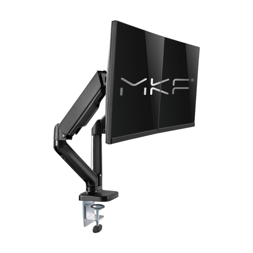 MK FLORIA MKF-21DP113S2 - Justerbar monitorarm til 2 skærme op til 32 sort