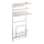 MK FLORIA MKF-21MG02W - Magnetisk organizer 67,5x31 cm hvid
