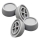 MK FLORIA Superior Anti-vibration PADS - Gummiunderlag til vaskemaskiner 4 stk.