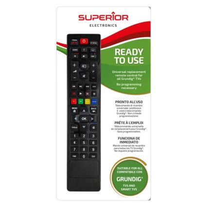 MK FLORIA Superior RC UNI TV Grundig - Fjernbetjening til TV brand Grundig 2xAAA