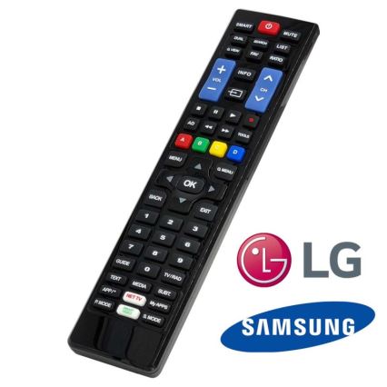 MK FLORIA Superior RC UNI TV SAM/LG - Fjernbetjening til tv-brands Samsung/LG 2xAAA