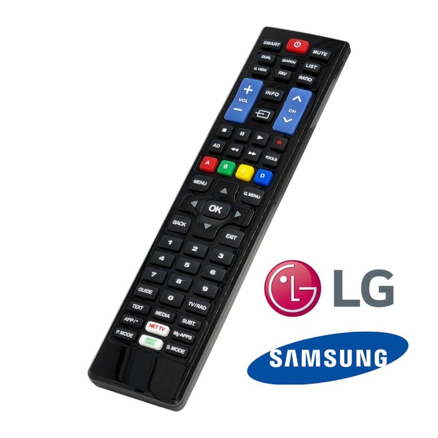 MK FLORIA Superior RC UNI TV SAM/LG - Fjernbetjening til tv-brands Samsung/LG 2xAAA