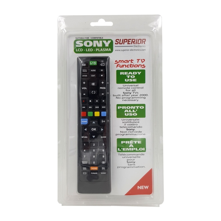 MK FLORIA Superior RC UNI TV SONY - Fjernbetjening til SONY tv 2xAAA