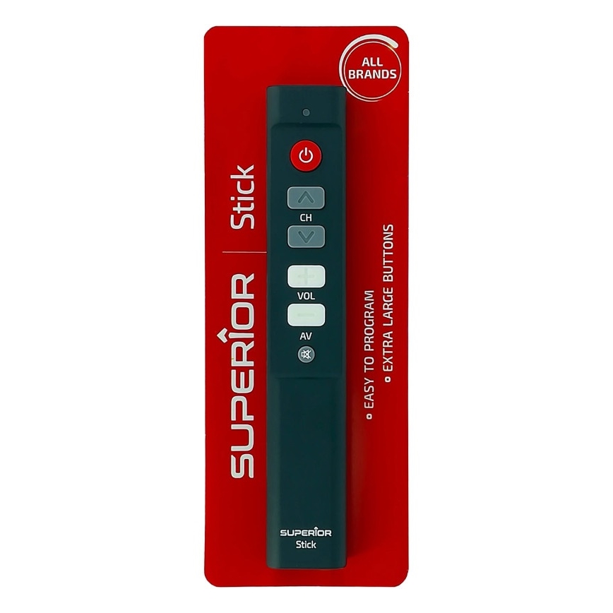 MK FLORIA Superior STICK - Fjernbetjening til tv/lyd/video 2xAAA