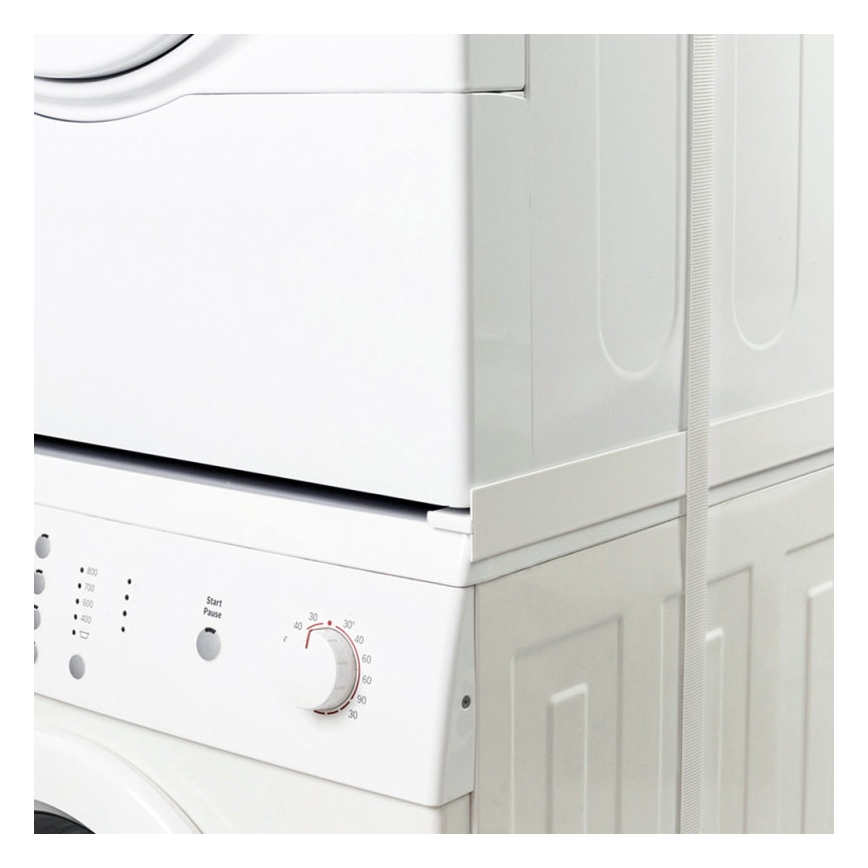 MK FLORIA Superior Tower Slim - mellemstykke til vaskemaskine og tørretumbler, 66 cm, hvid