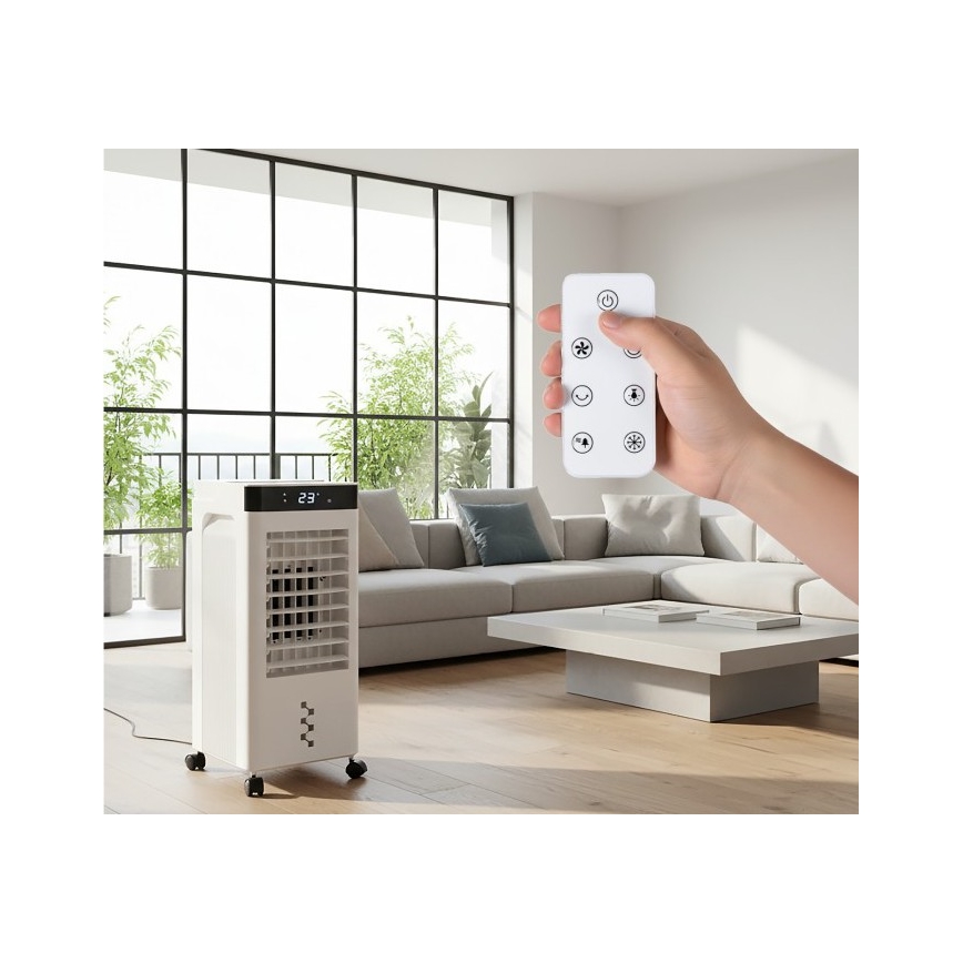 Mobil luftkøler VIENTO COOL 65W/230V hvid + fjernbetjening