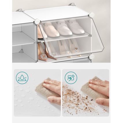 Modulopbygget reol med opbevaringsrum BOXIFY hvid