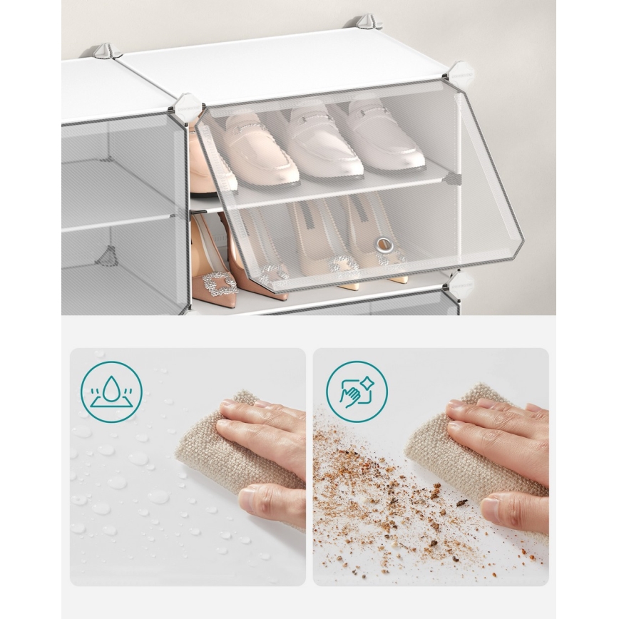 Modulopbygget reol med opbevaringsrum BOXIFY hvid