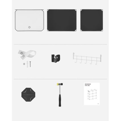 Modulær reol med rum BOXIFY sort