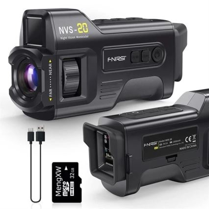 Monokulær natkikkert 6x25 2000 mAh