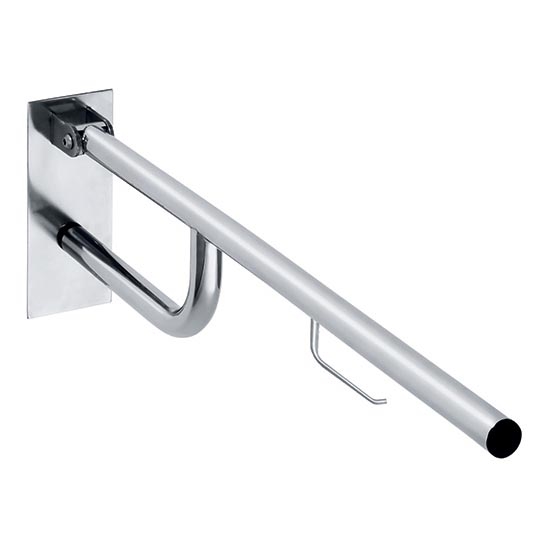 Monteringsbeslag med holder 10,3x25,3 cm rustfrit stål/sølv