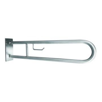 Monteringsbeslag med holder 10,3x25,3 cm rustfrit stål/sølv