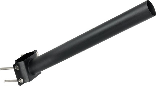 Monteringsbeslag til udendørsbelysning BASE, Ø 48 mm, sort