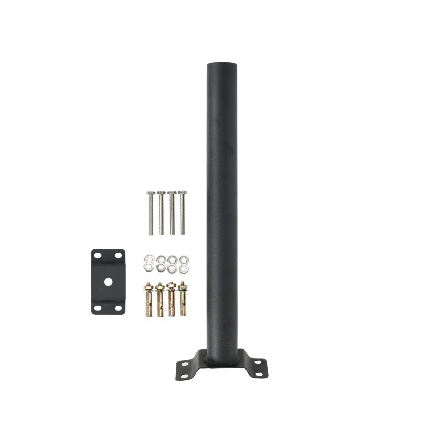Monteringsbeslag til udendørsbelysning BASE, Ø 48 mm, sort