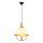 MONZA pendel 1xE27/40W/230V diameter 30 cm creme/guld