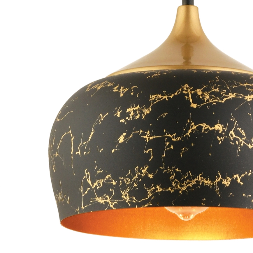 MONZA pendel lampe 1xE27/40W/230V, diameter 30 cm, sort/bronze